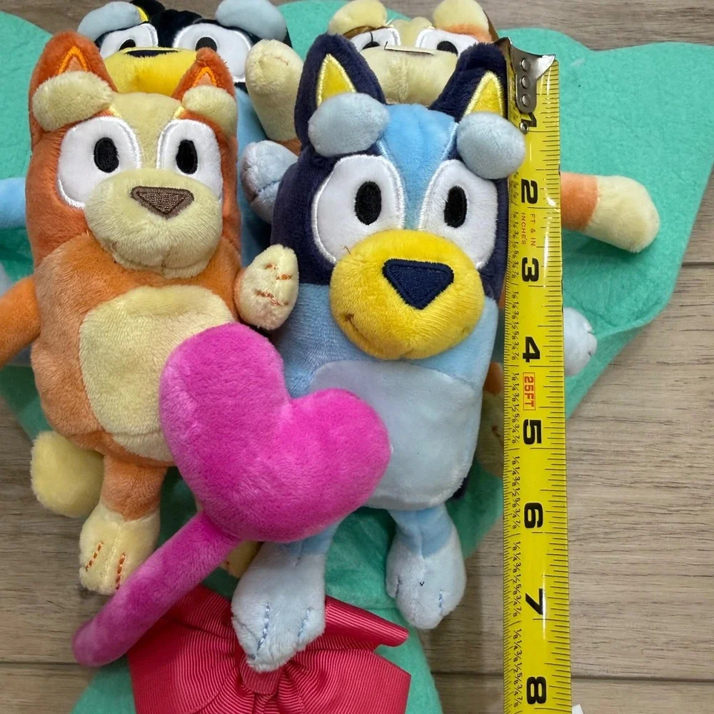Bluey Plush Bouquet Heeler Family Bluey Bingo Bandit Chilli 15 Inch Gift Set